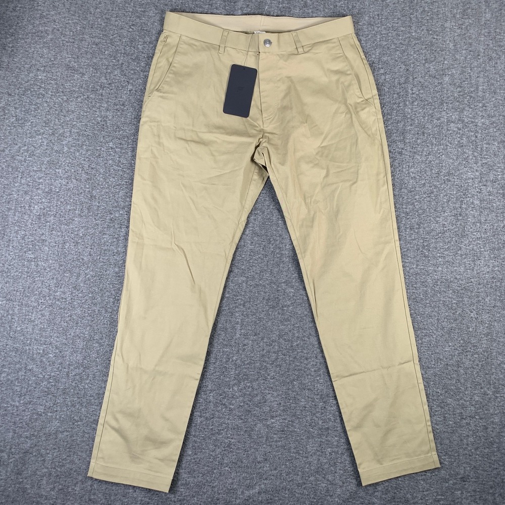 Fabletics Pants Men 34x30 High Slide Chino Athleisure NEW